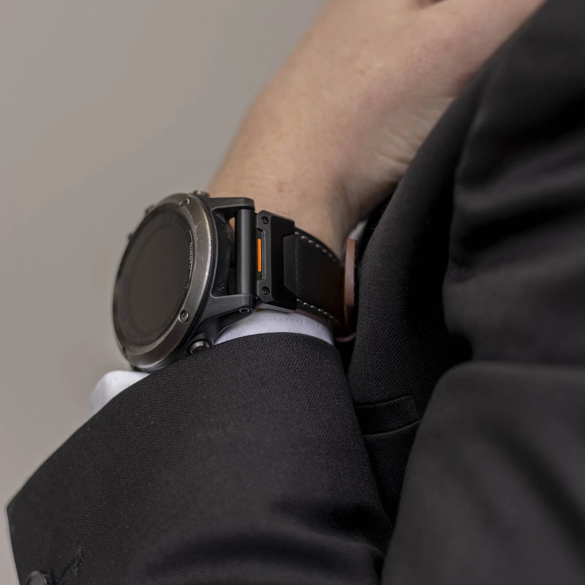 Genuine Leather Strap, black, lifestyle photo