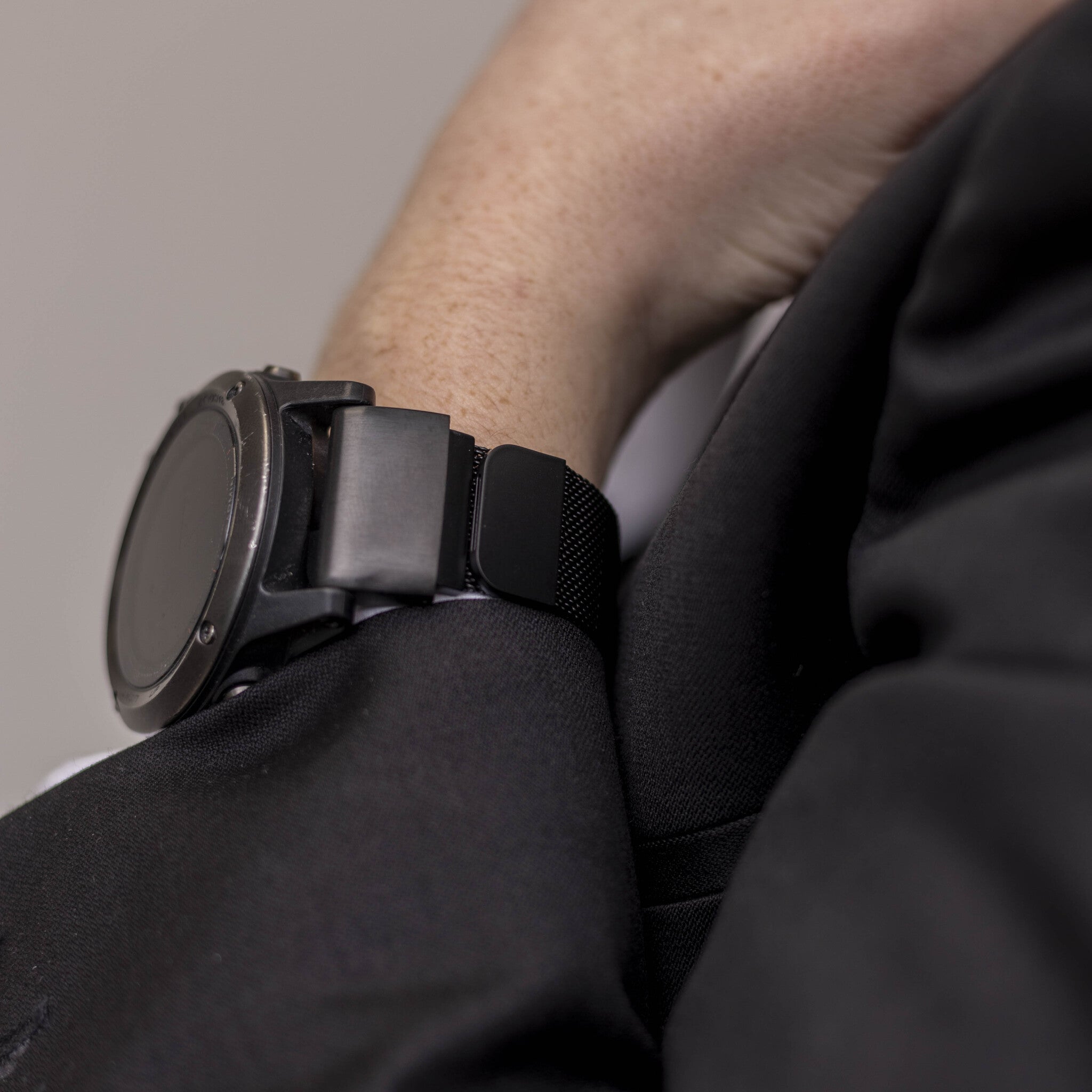 Bracelet Milanais Garmin Tactix 8 - 51mm (noir)