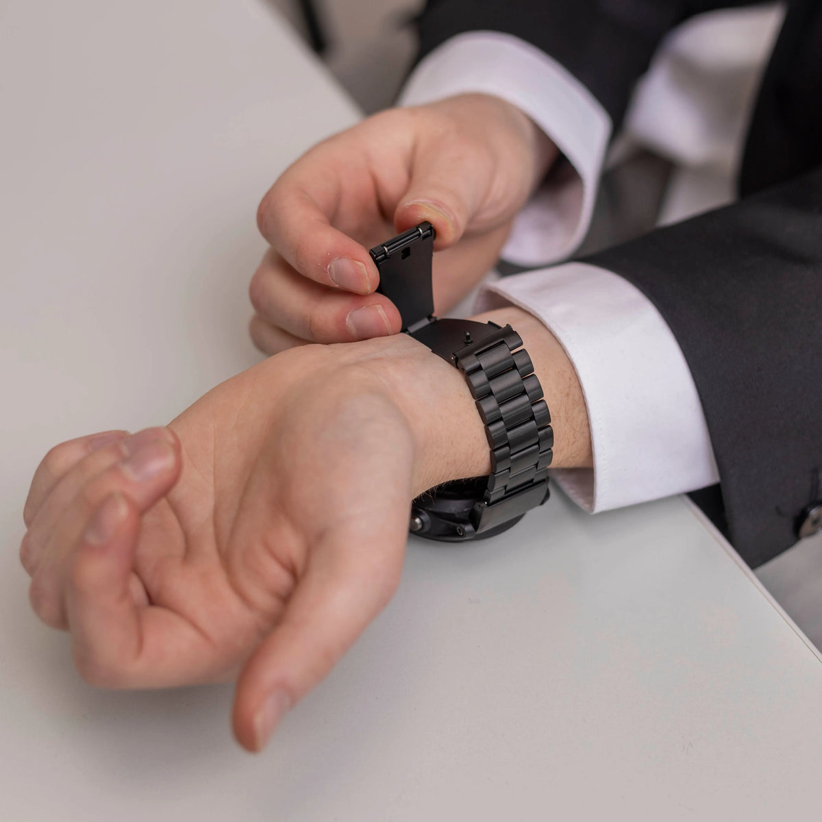 Steel Strap, black, lifestyle photo