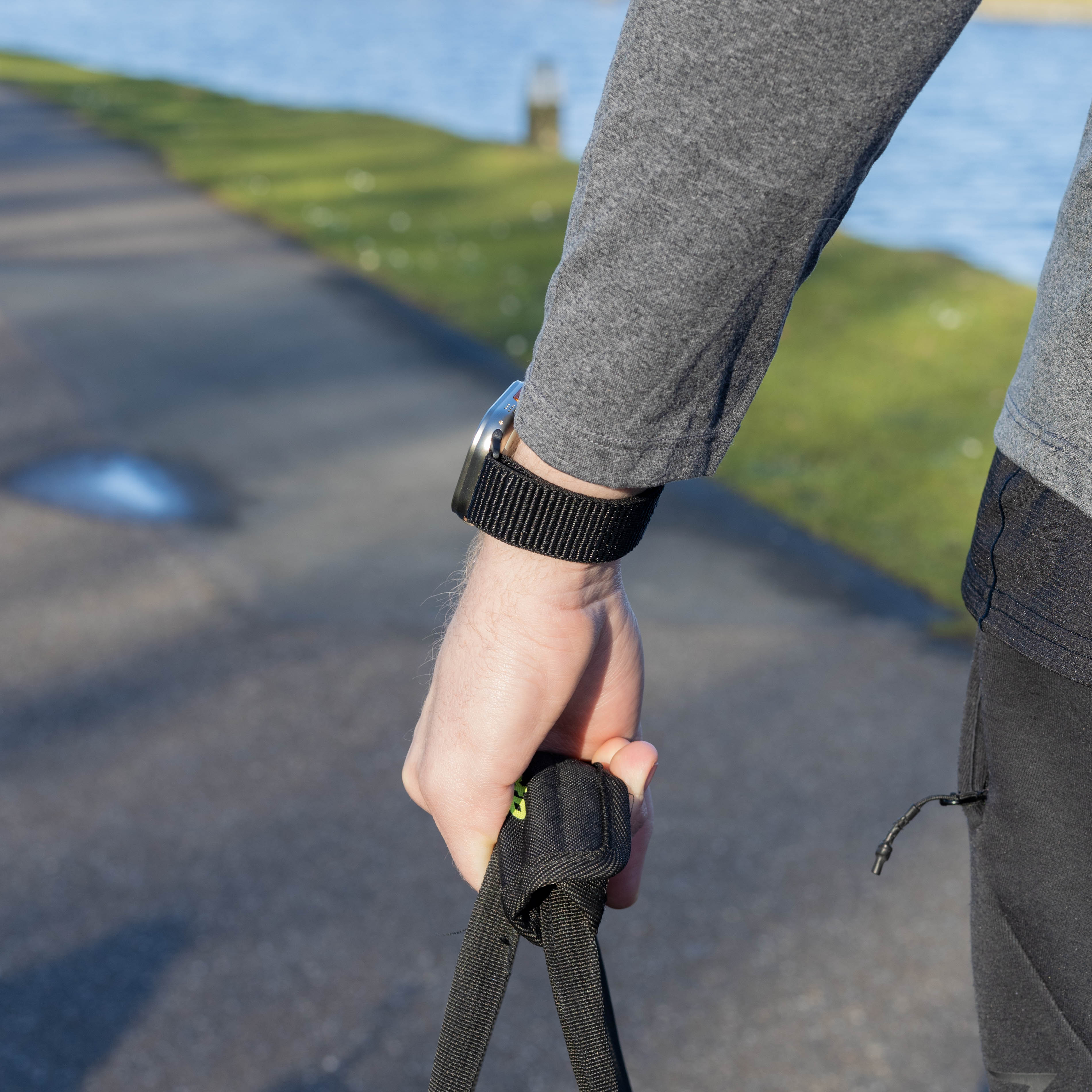 Bandz Bracelet nylon 'Classic' boucle en P Apple Watch Ultra (noir)