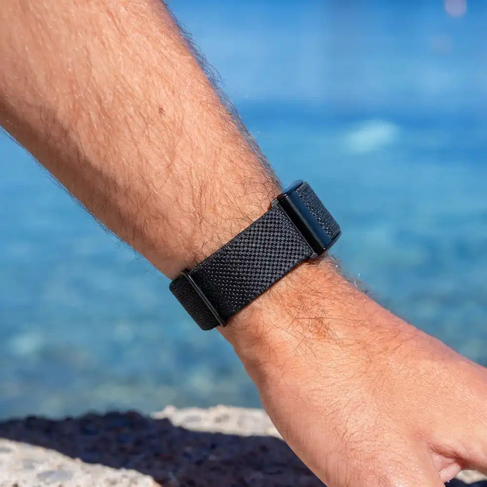Bracelet nylon Polar Loop (noir/gris)