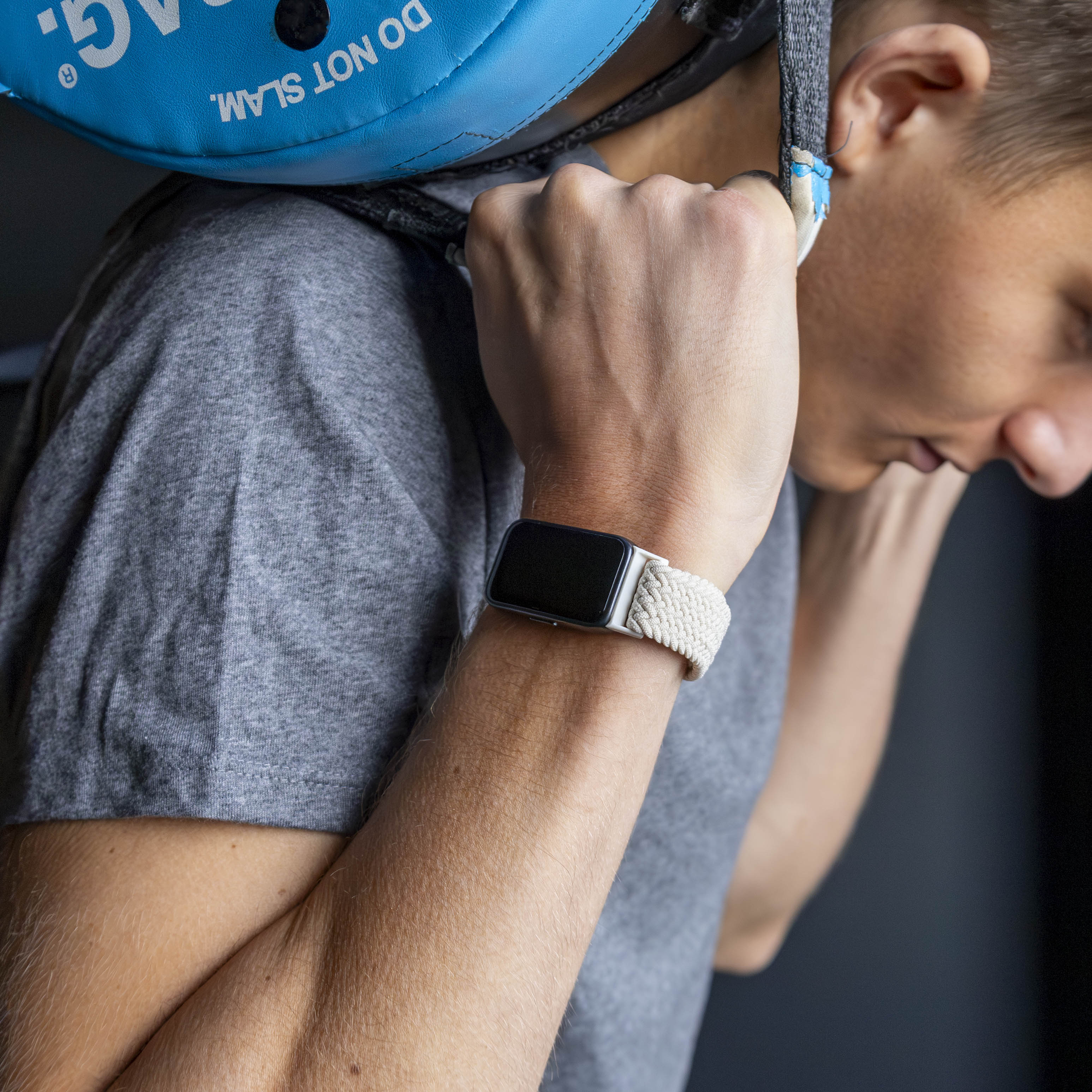 Bracelet tressé Huawei Band 8 (lumière stellaire)