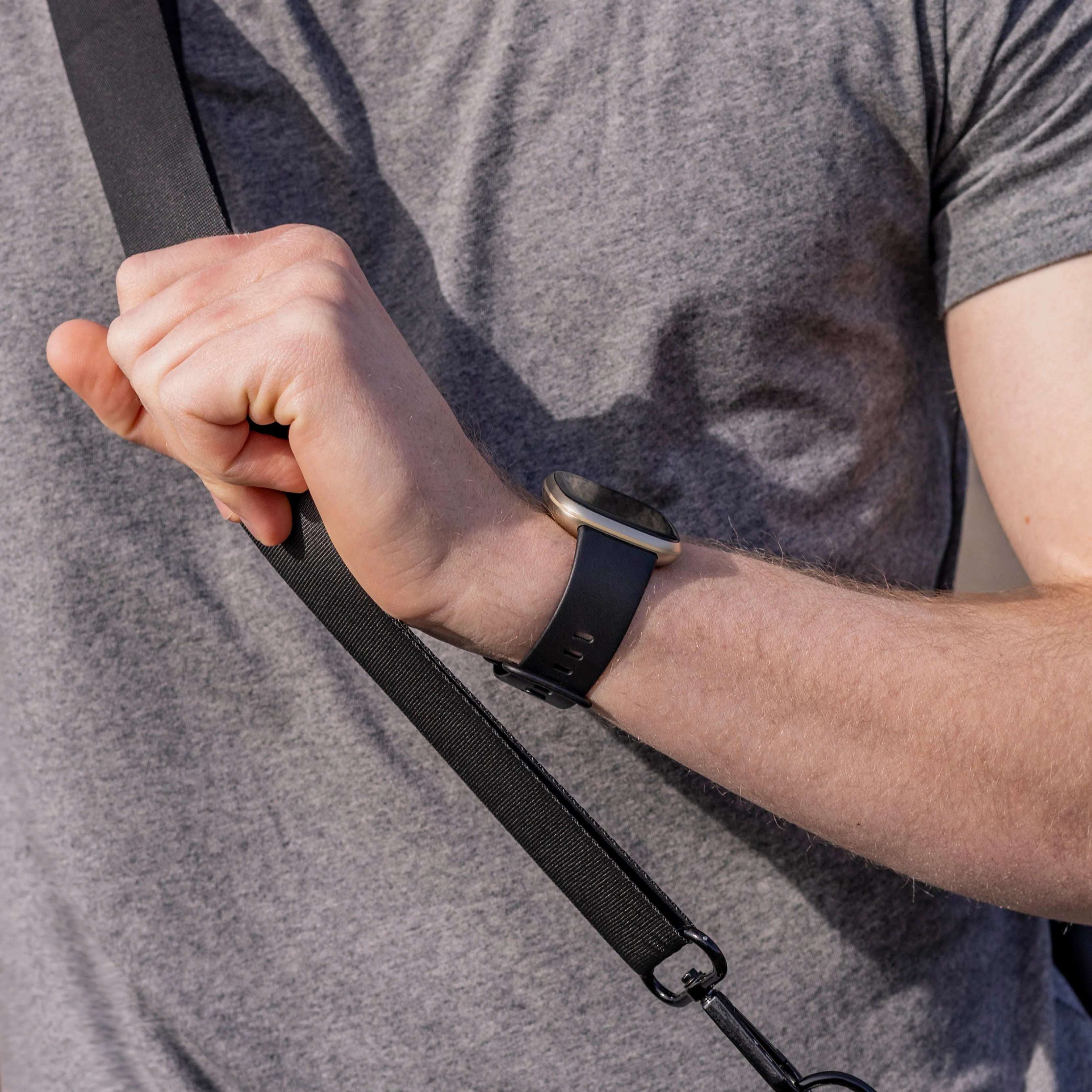 Bracelet silicone classique Fitbit Sense 2 (noir)