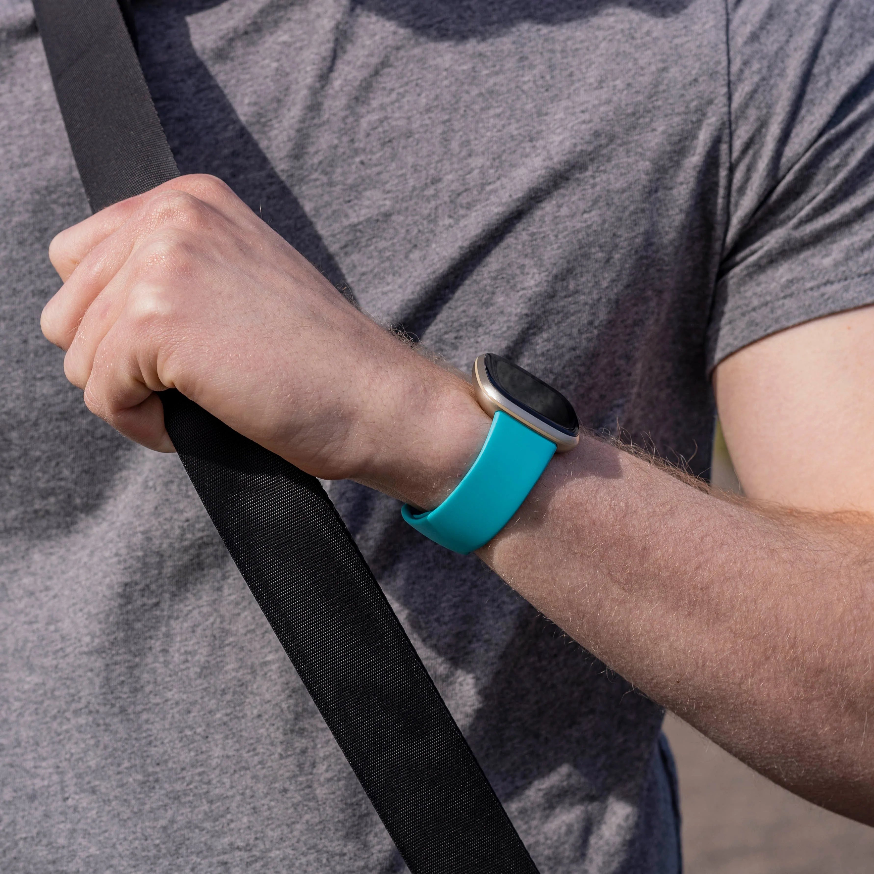 Bracelet silicone classique Fitbit Sense (aqua)