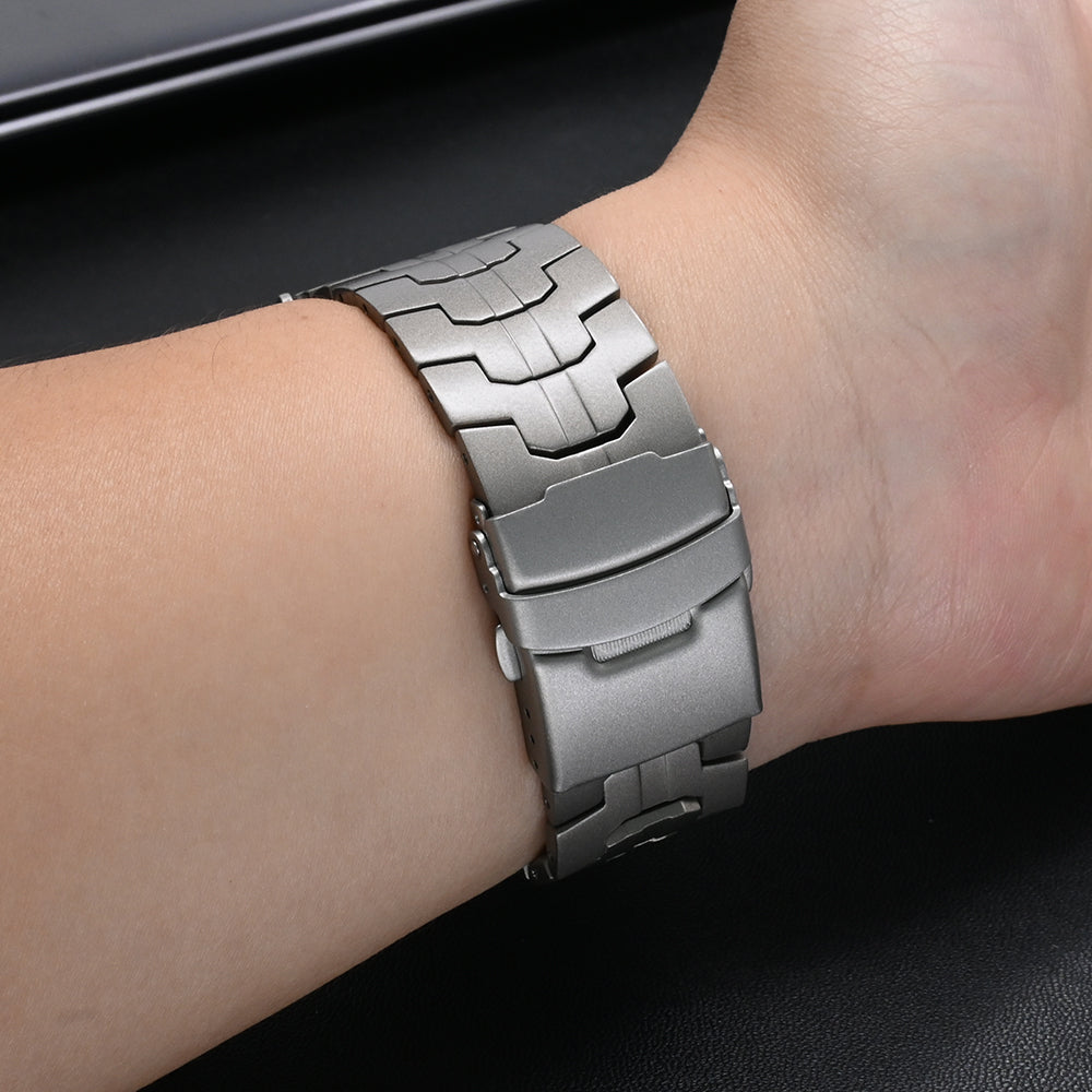 Bracelet titane 'Iron' Google Pixel Watch 4 - 45mm (argent)