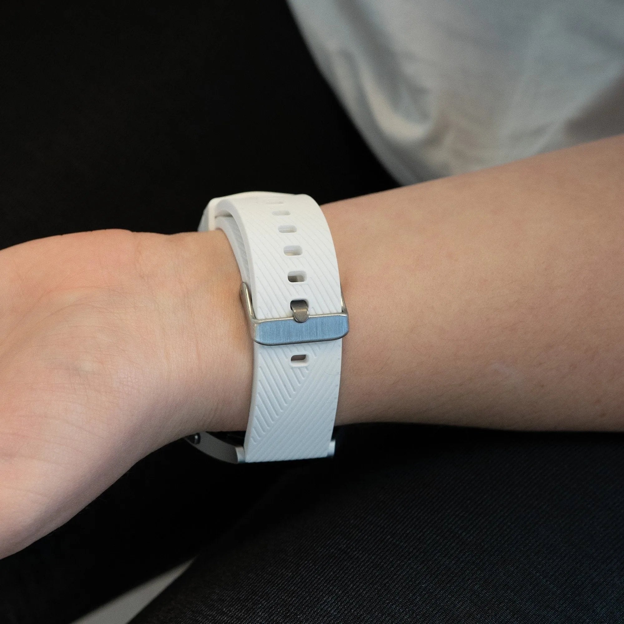 Bandz Bracelet silicone 'Deluxe' Maoo Titan (blanc)