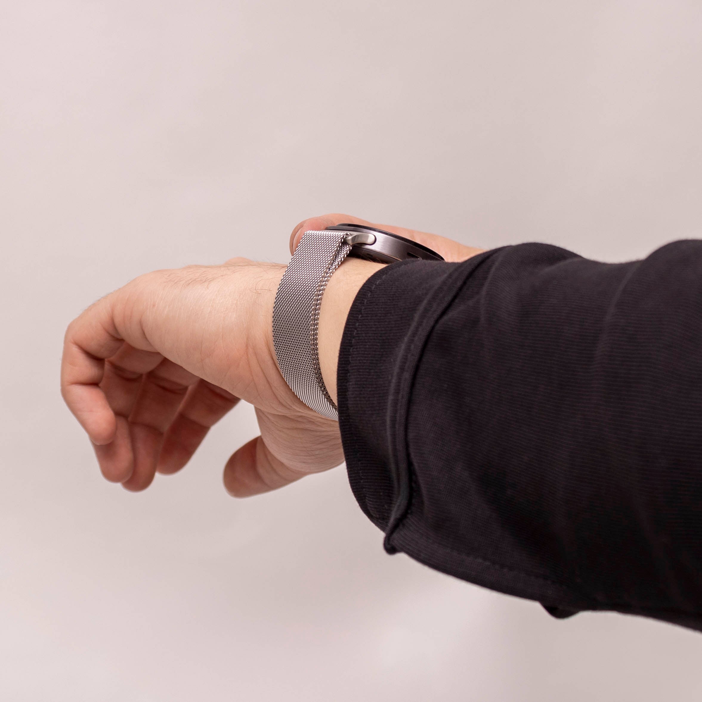 Bracelet milanais Samsung Galaxy Watch 8 Classic (argent)