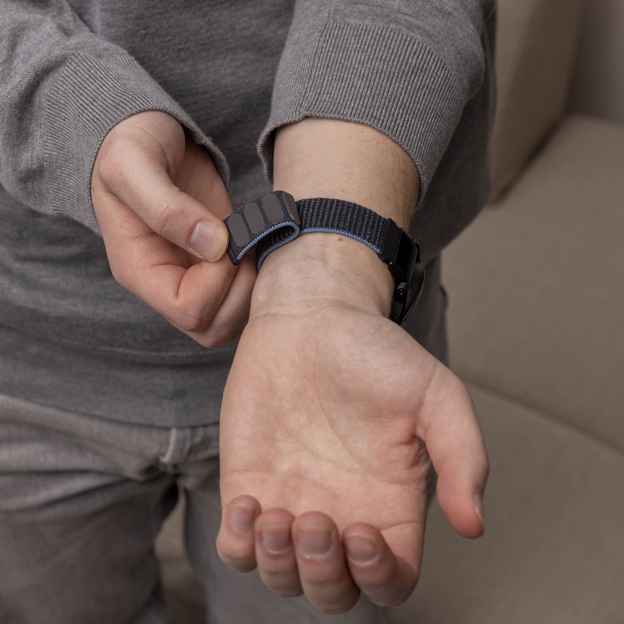 Bracelet nylon Garmin Fenix 8 Pro - 47mm (charbon)