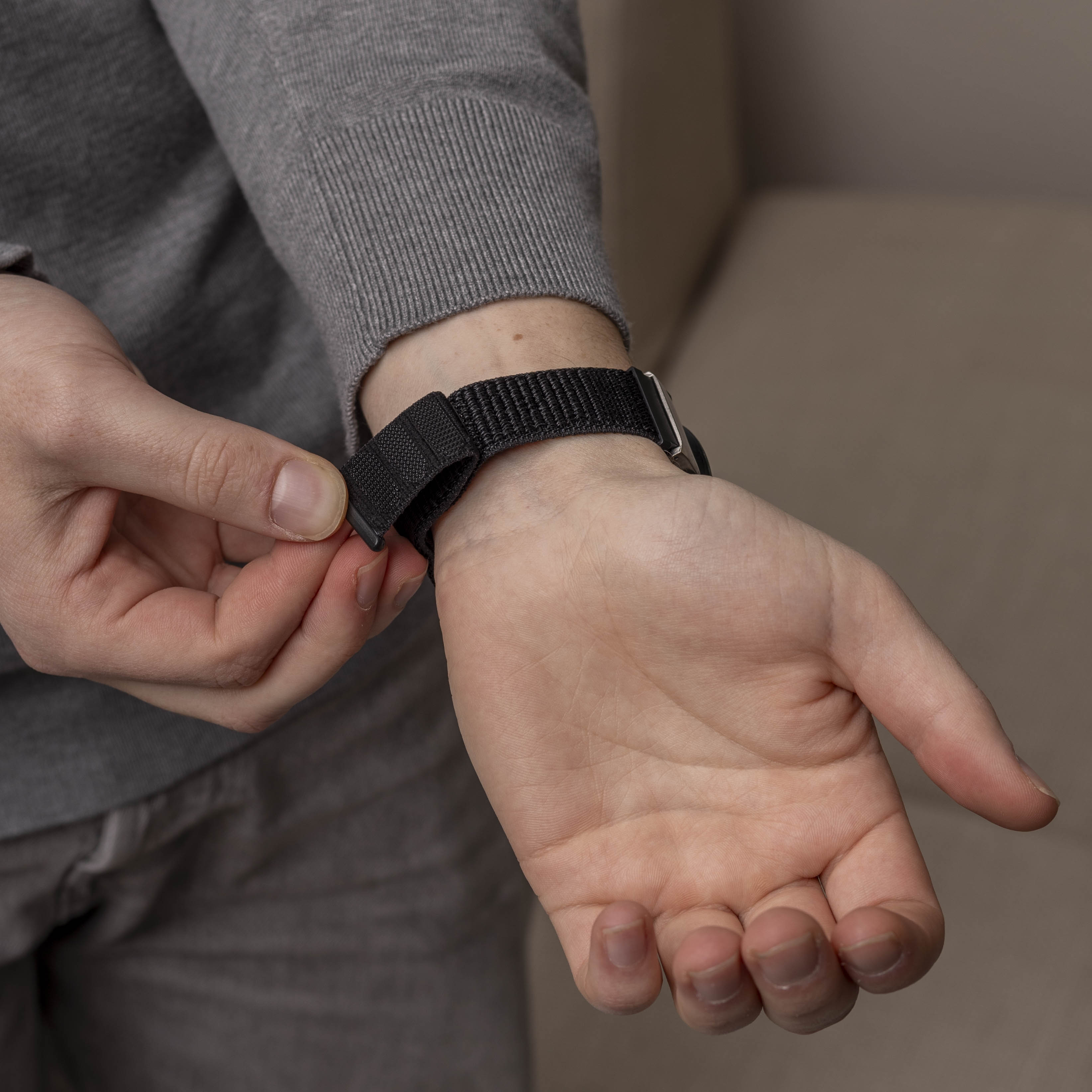 Bracelet nylon Garmin Fenix 5x / 6x (noir)
