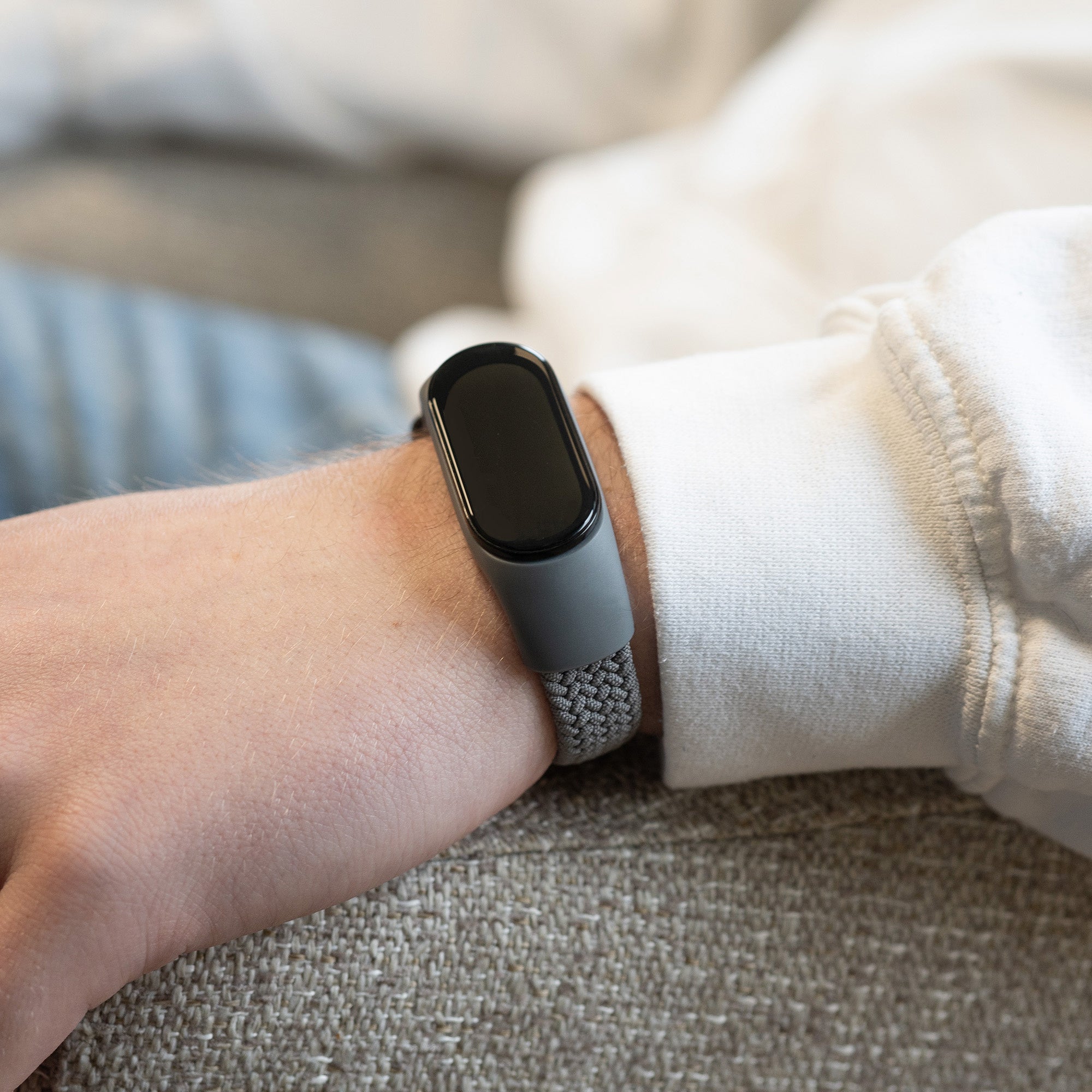 Bracelet tressé Xiaomi Mi Band 5 (gris foncé)