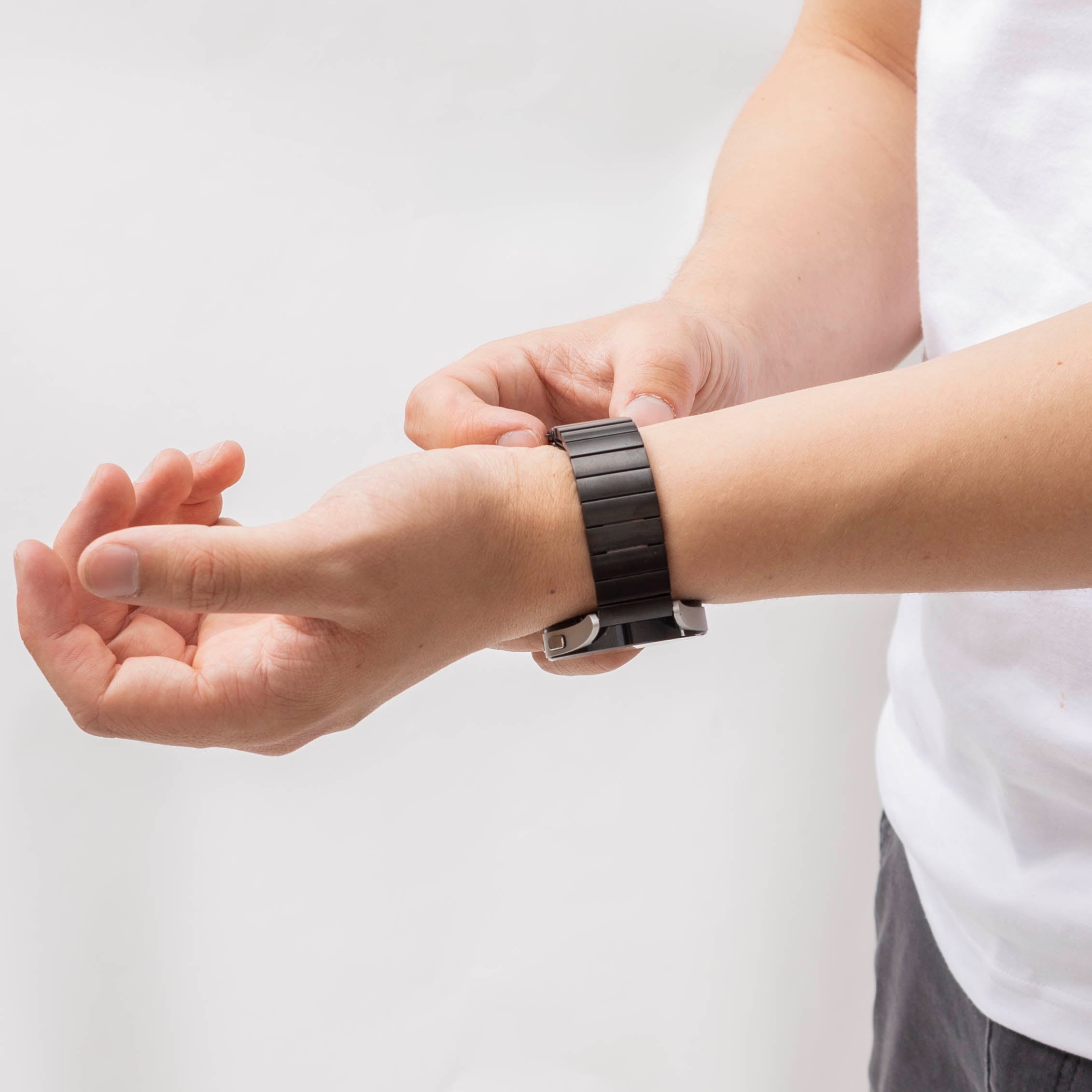 Bracelet métal Samsung Galaxy Watch 4 40mm (noir)