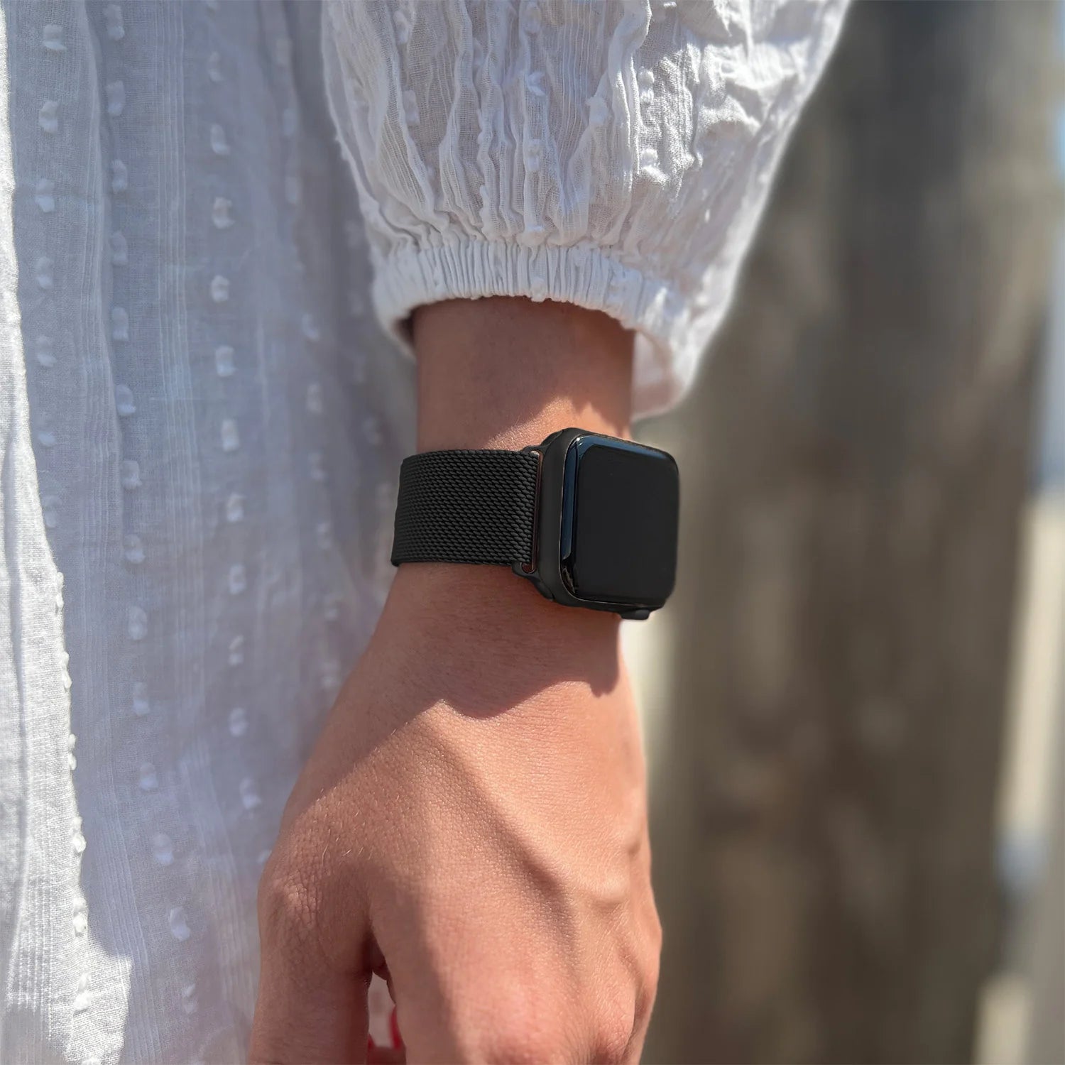 Bracelet Apple Watch Ultra milanais (noir)