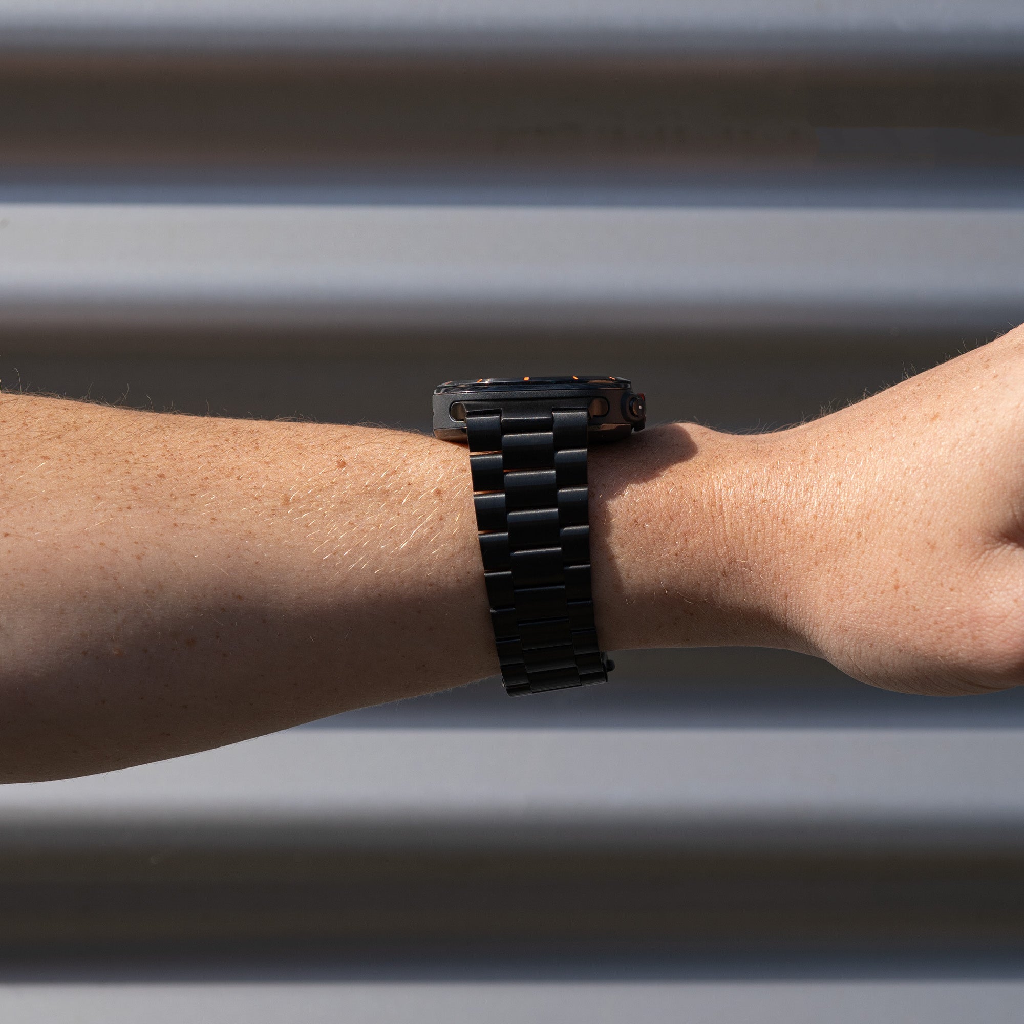 Bracelet acier Samsung Galaxy Watch Ultra (noir)