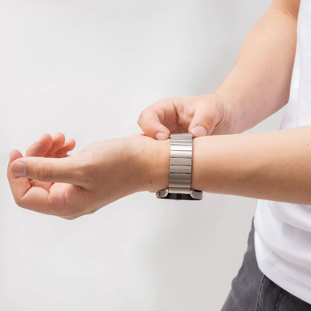 Bracelet acier Amazfit Bip U (Pro) (argent)