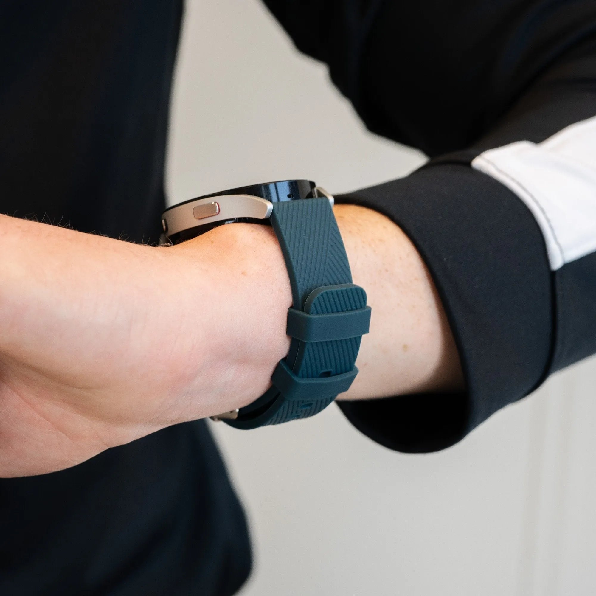 Bandz Suunto Vertical Silicone Strap 'Deluxe' (Dark Green)