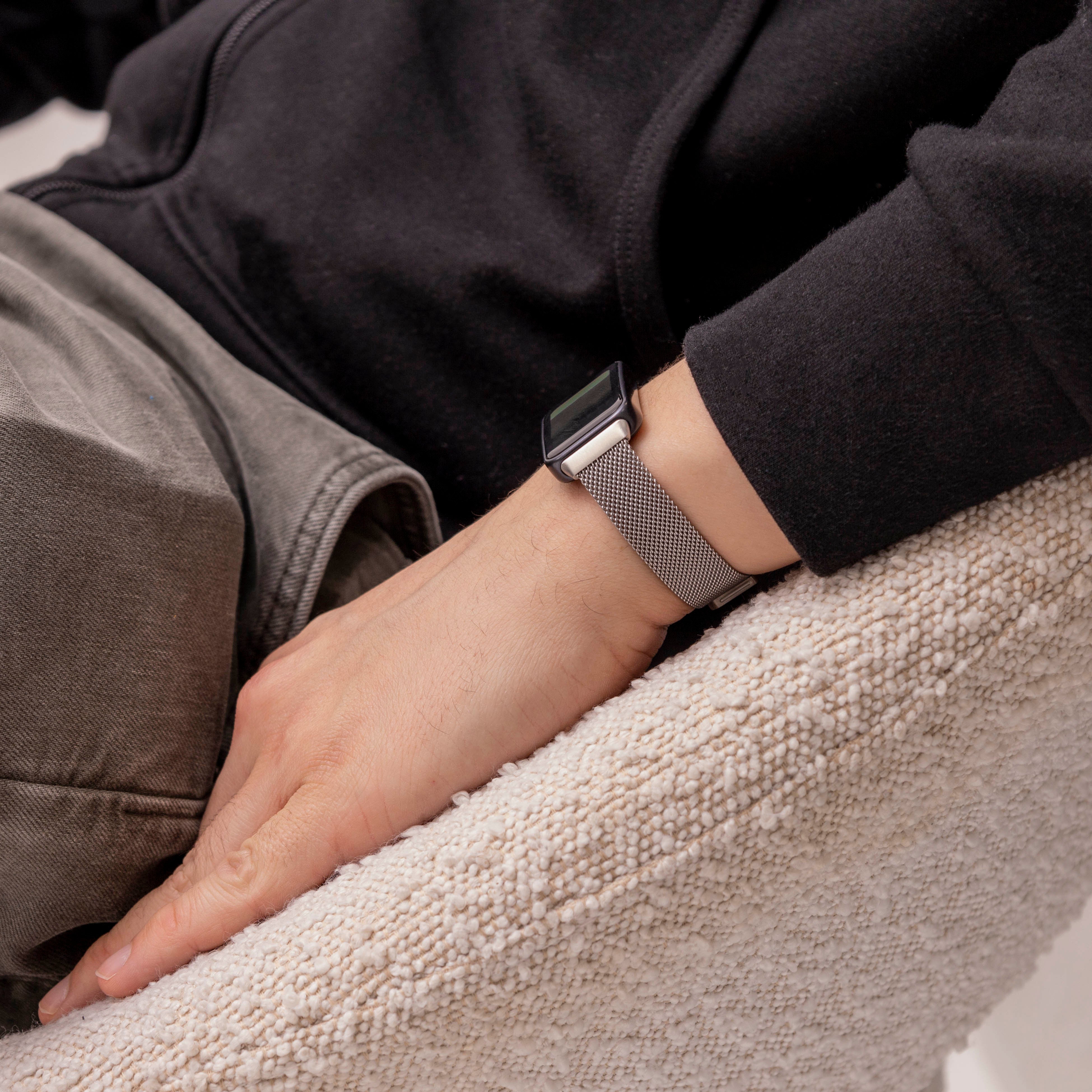 Bracelet Milanais Huawei Band 8 (argent)