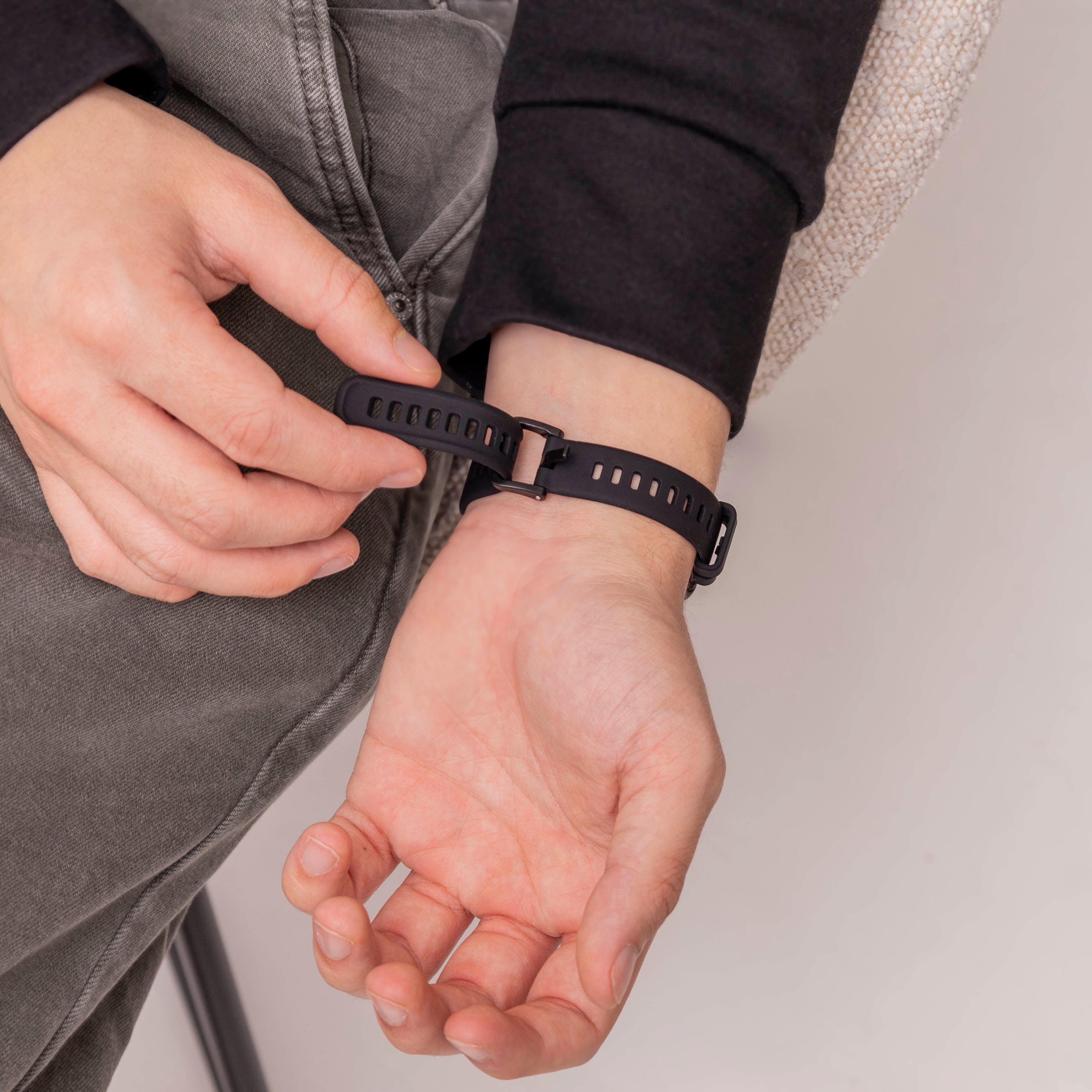 Bracelet silicone classique Huawei Band 8 (noir)