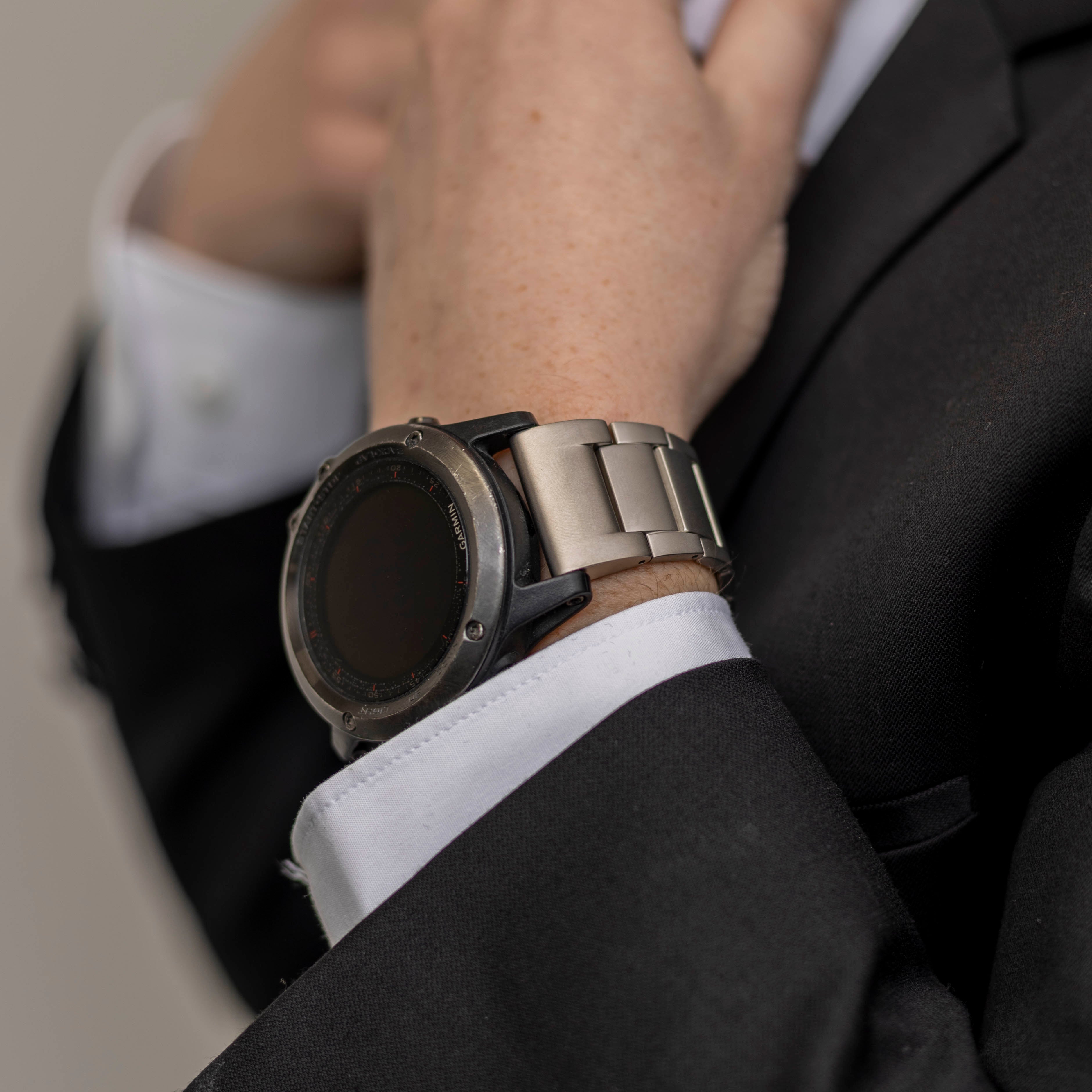 Garmin Fenix 3 Magnetic Titanium Strap (Titanium)