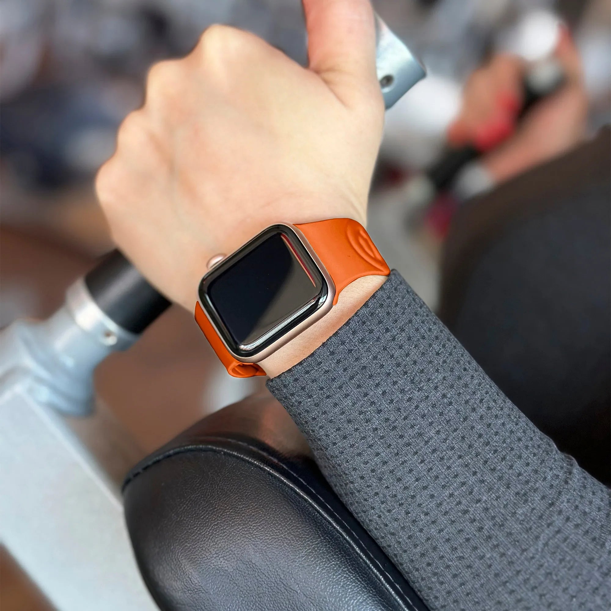 Bracelet silicone Apple Watch (orange)