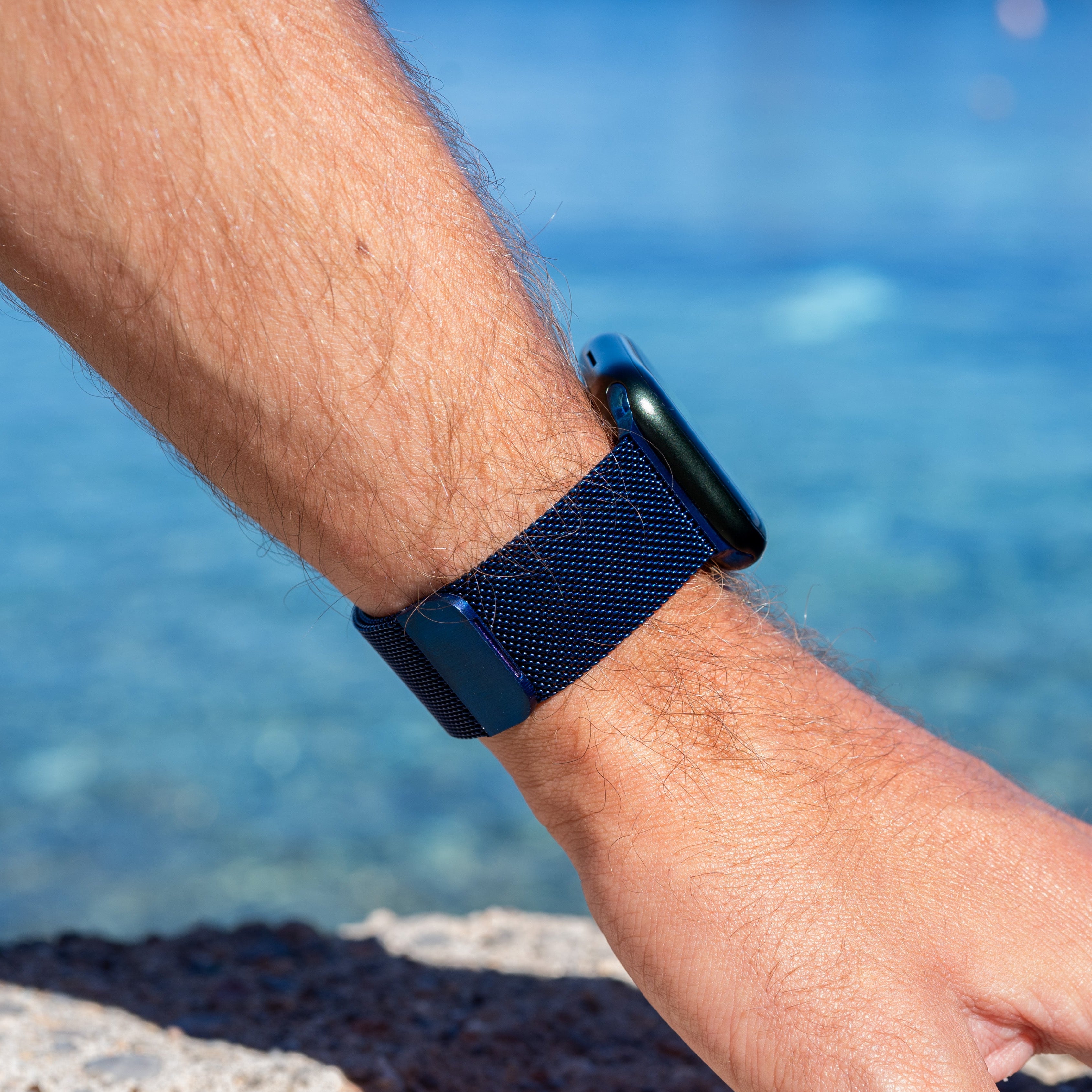 Apple Watch Milanese Strap (Blue)