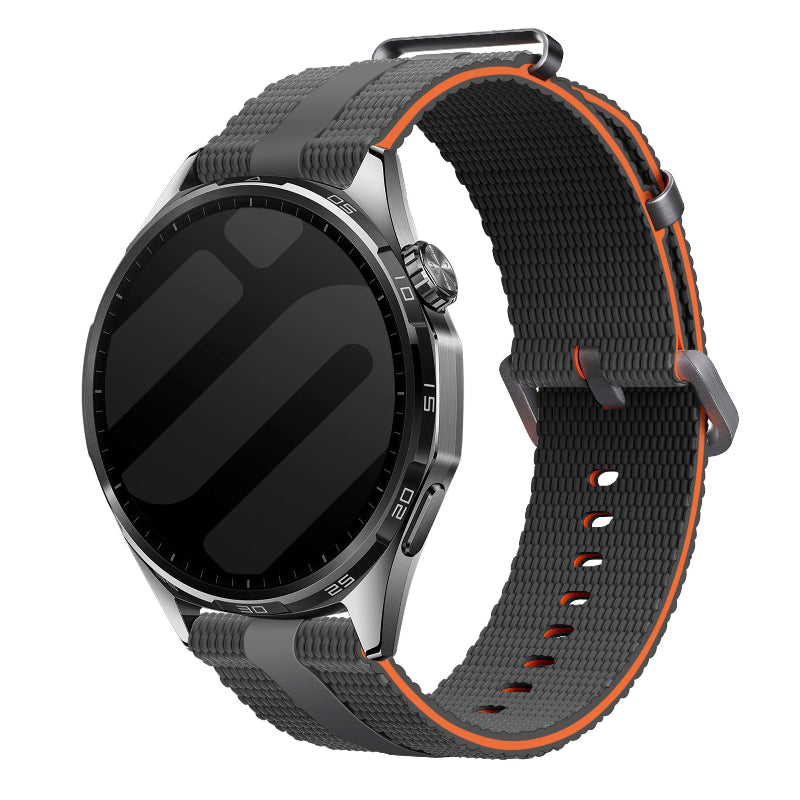 Bracelet active silicone Coros Pace 2 (gris foncé/orange)