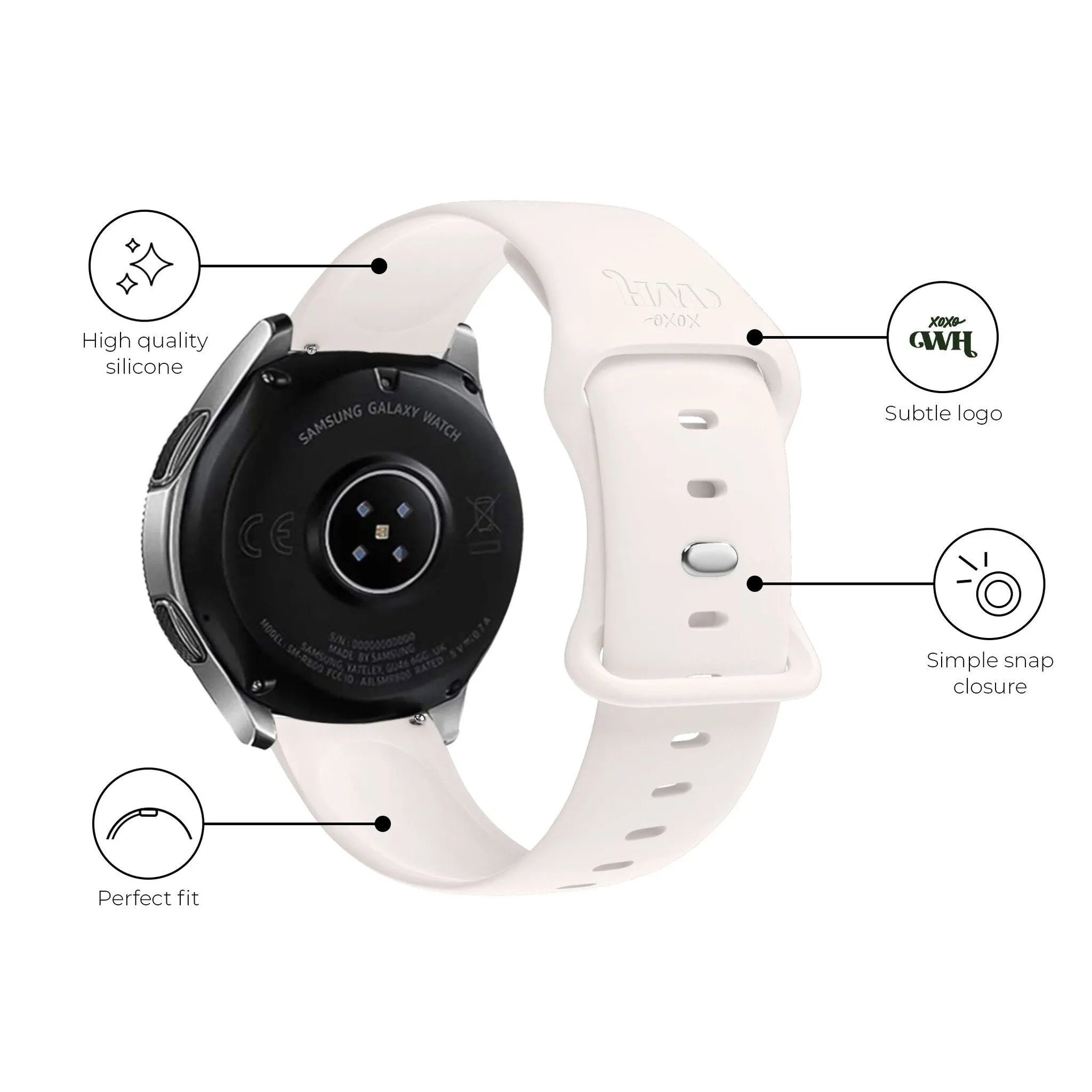 Bracelet silicone xoxo Wildhearts Polar Vantage M (beige)