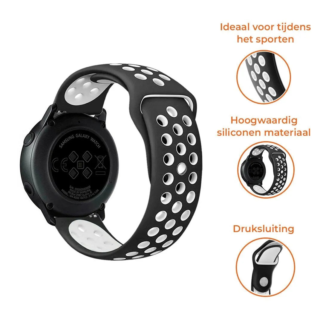 Suunto Race (S) Sport Strap (Black/White)