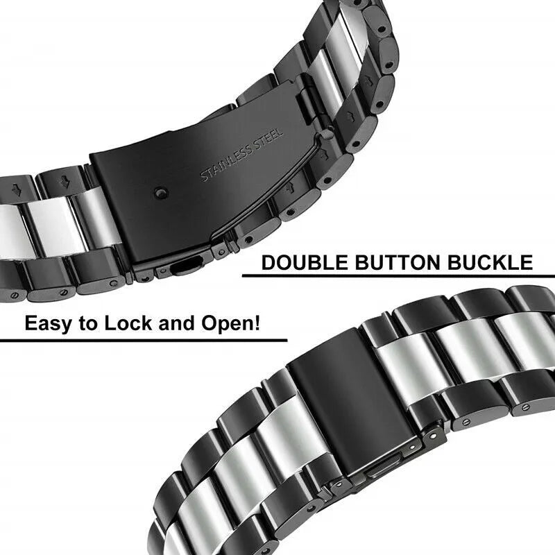 Bracelet acier Polar Vantage V3 (noir/argent)