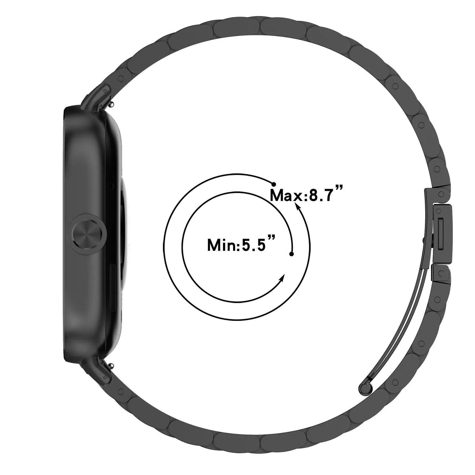 Redmi Watch 6 Steel Strap (Black)