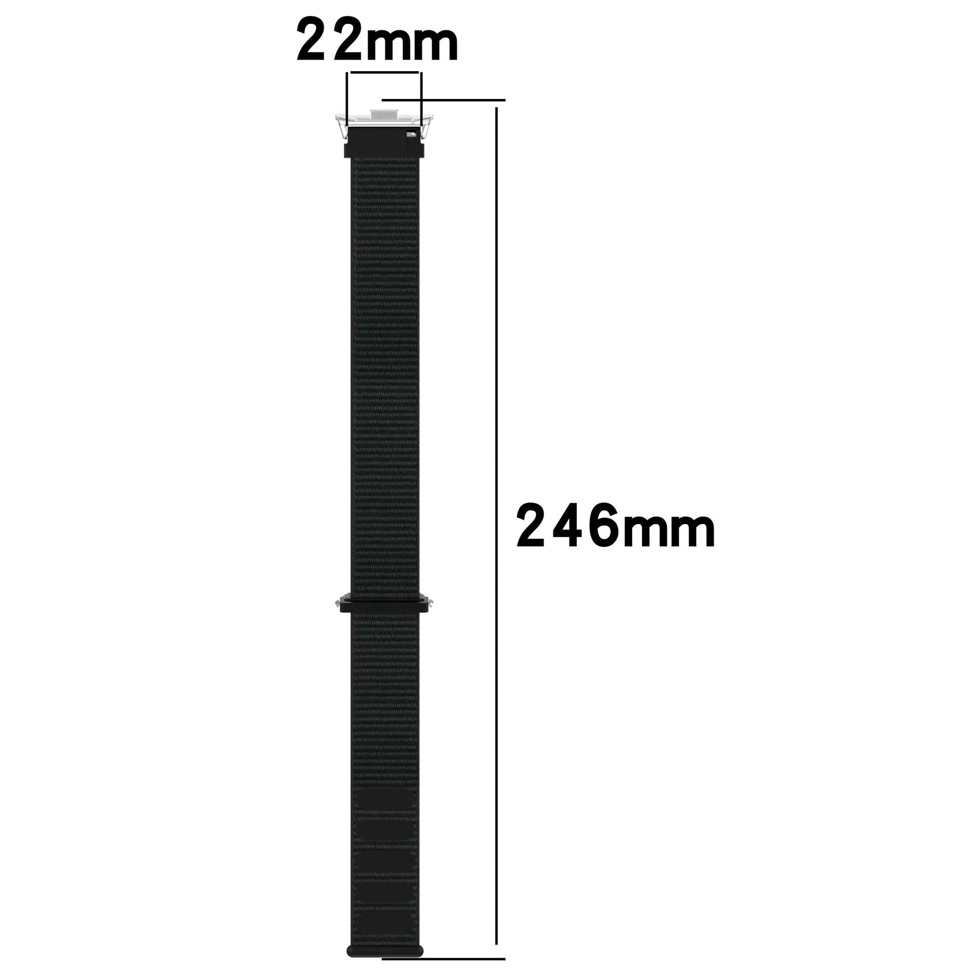 Redmi Watch 6 Nylon Strap (Black)