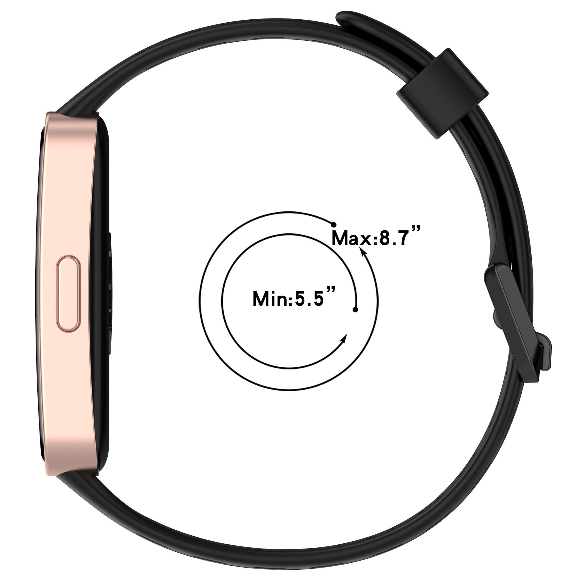 Bracelet silicone air Huawei Band 9 (noir)