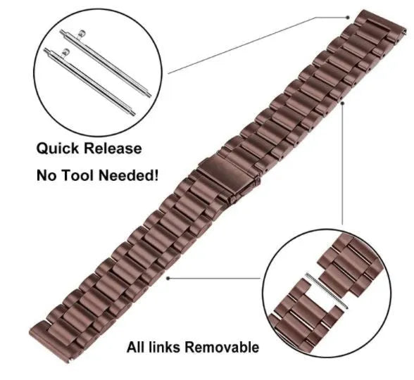 Oppo Watch X Steel Strap (Bronze-Brown)