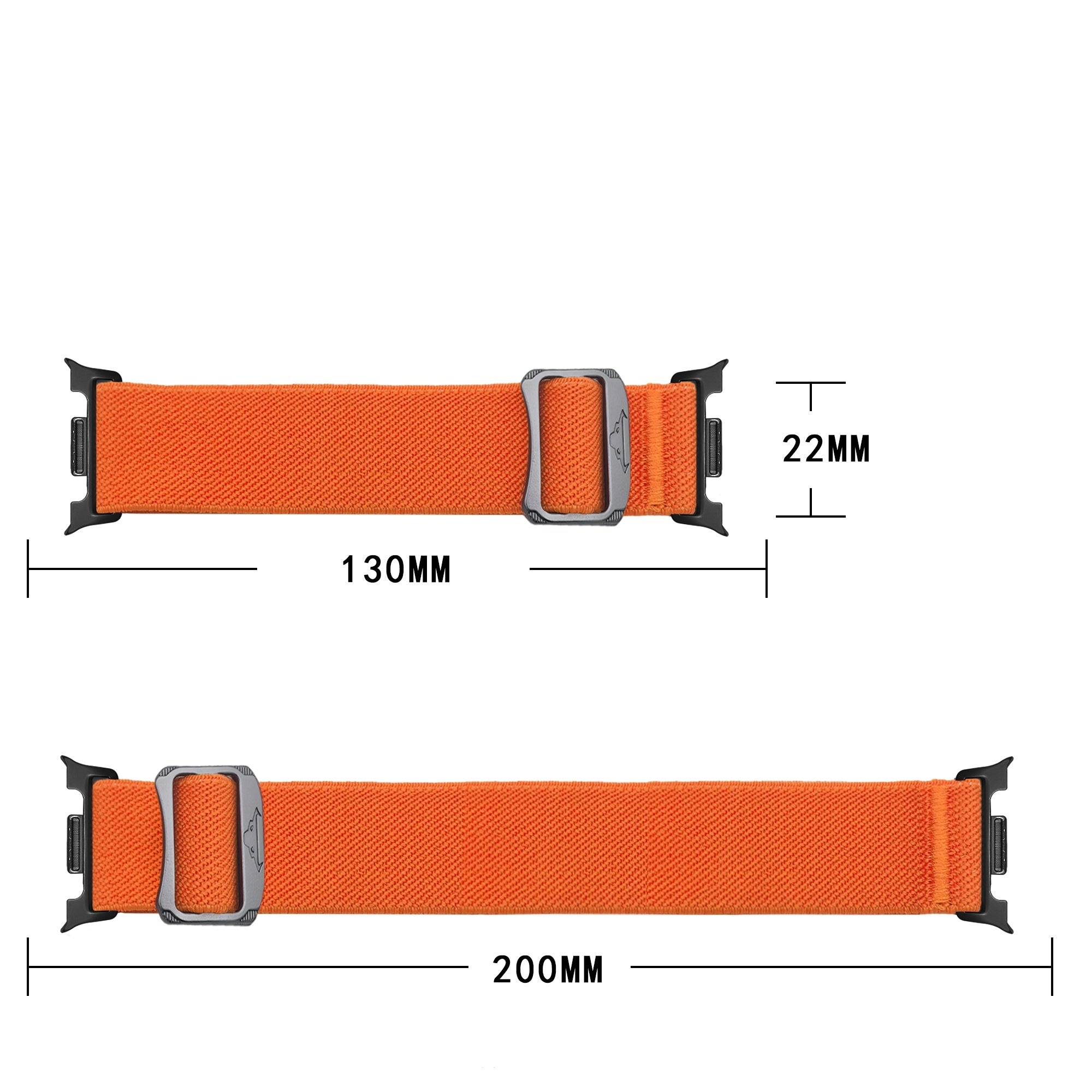 Bracelet elastique Samsung Galaxy Watch 8 - 44mm (orange)