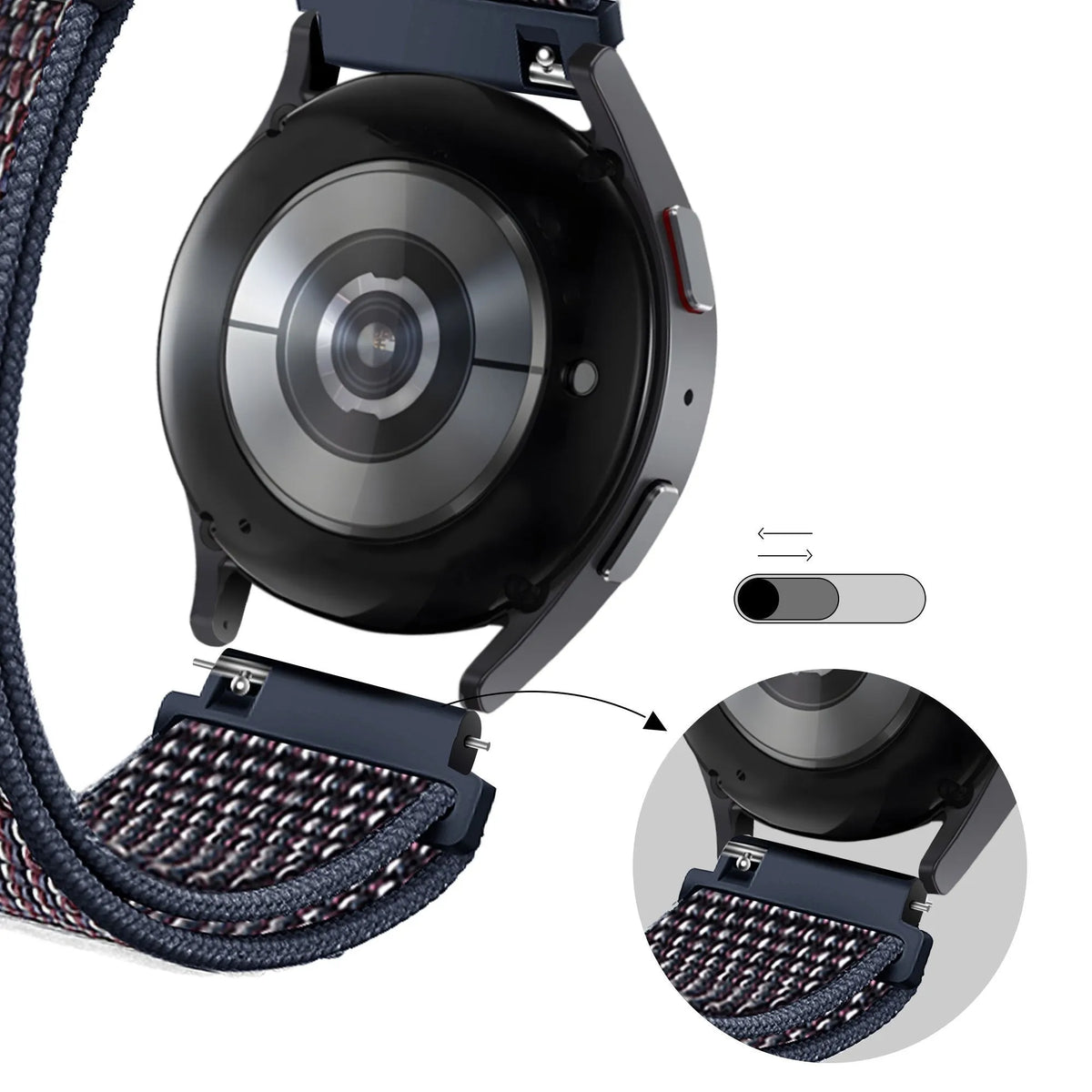 Bandz Huawei Watch GT 7 Pro Nylon Loop Strap (Indigo)