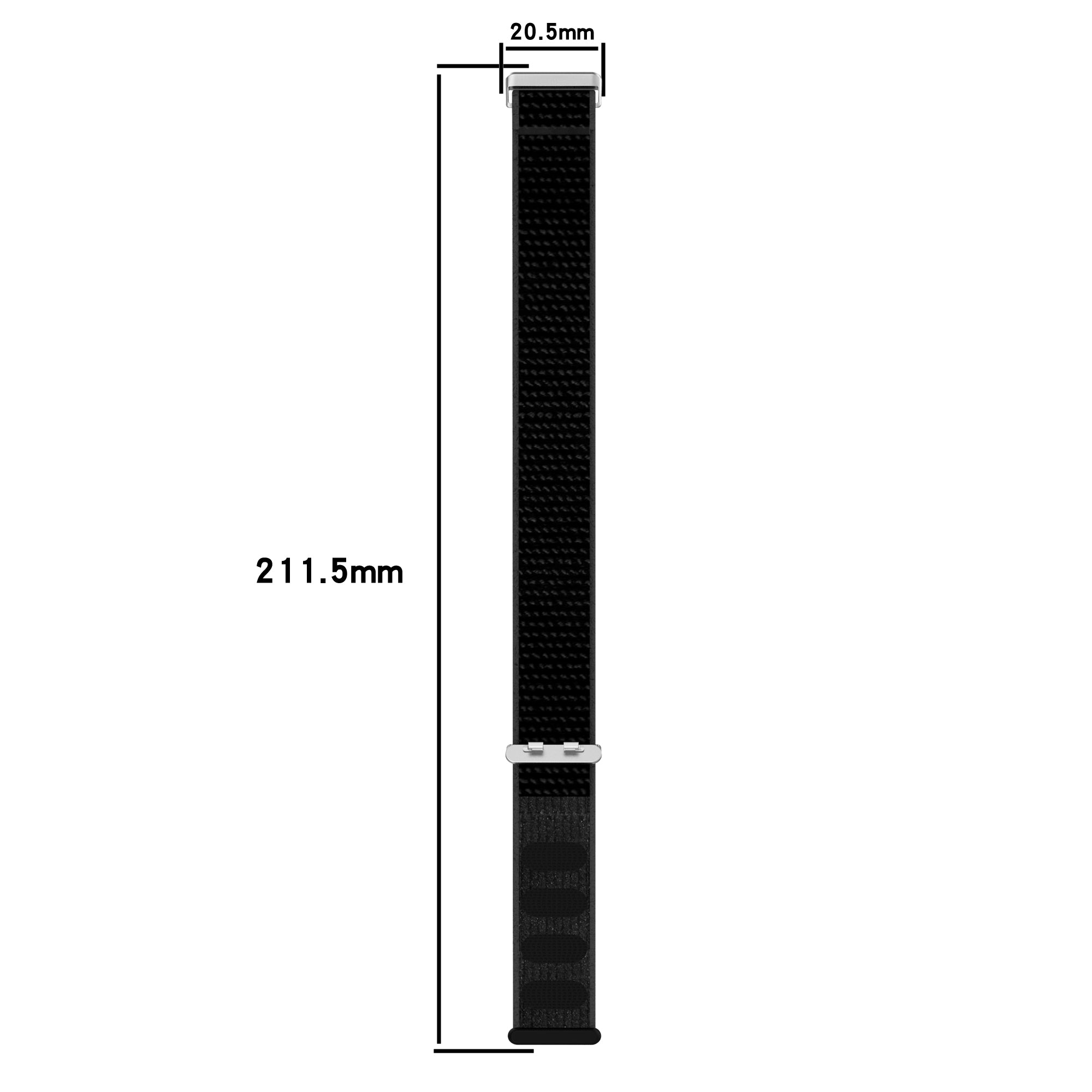 Bracelet nylon Huawei Band 11 Pro (noir)