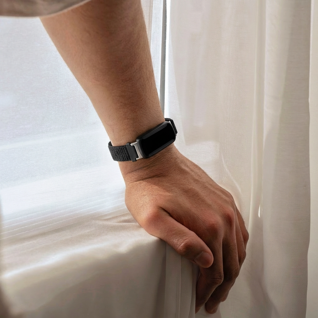 Bracelet nylon Fitbit Inspire 3 (noir)