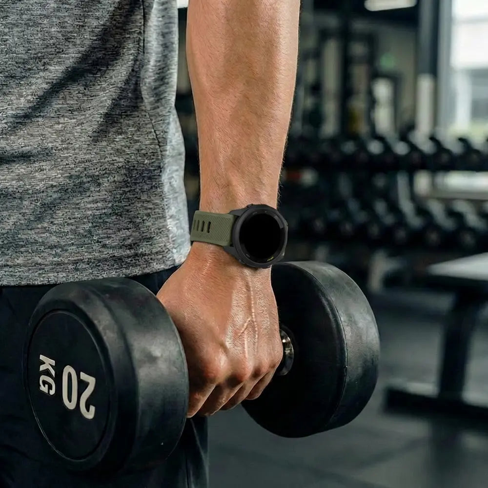 Garmin Forerunner 265 Sport Buckle Strap (Olive Green/Black)