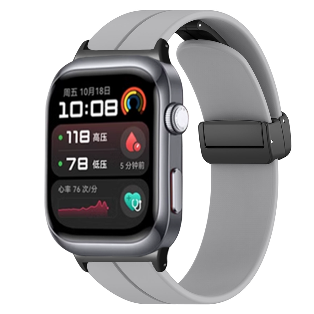 Bracelet silicone avec D-buckle Huawei Watch D2 (gris)