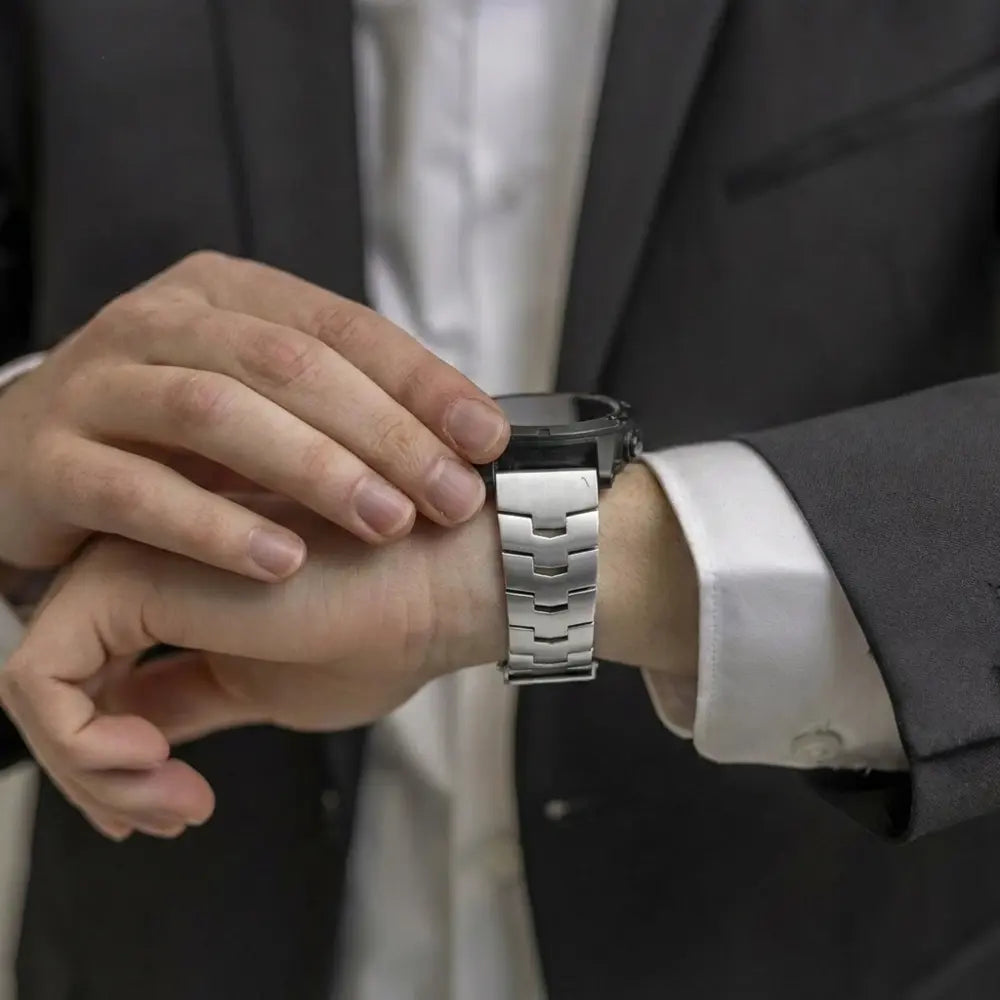 Bracelet titane Garmin Fenix 5 / 6 (argent)