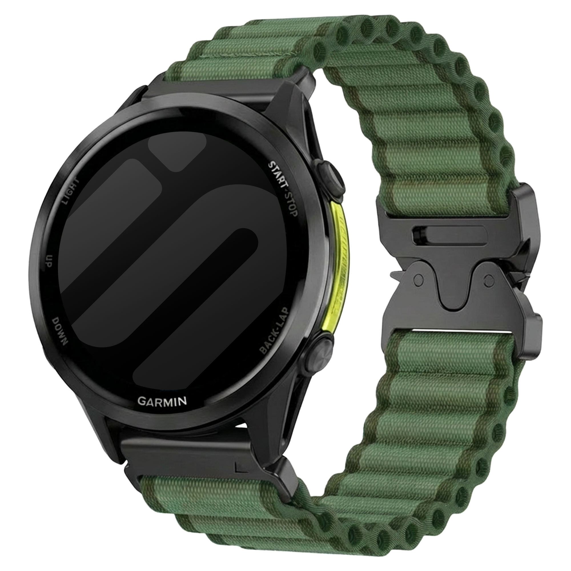 Garmin Quatix 5 / 6 / 7 Outdoor Nylon Strap (Green)