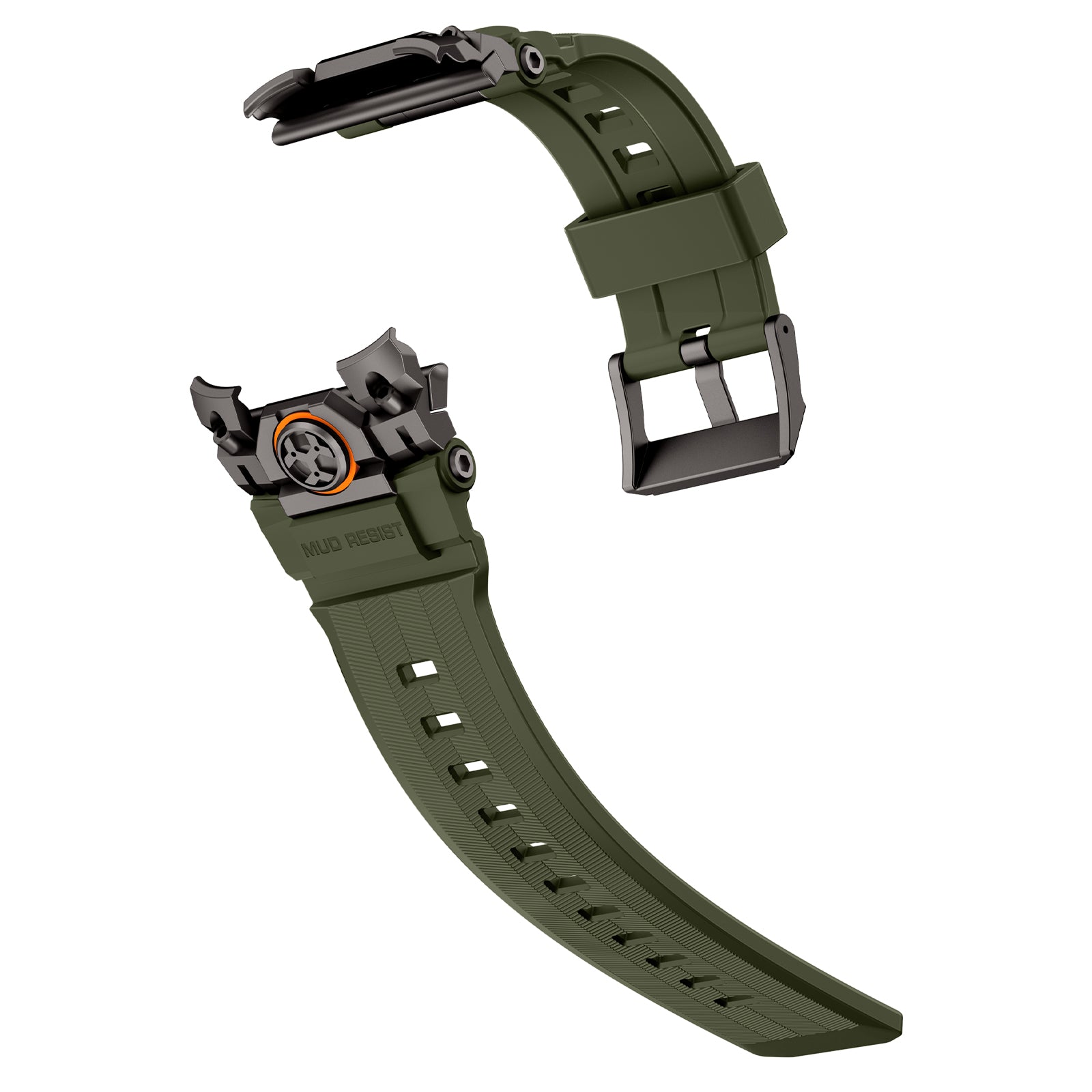 Bracelet silicone 'Cuatro garras' Apple Watch (vert)