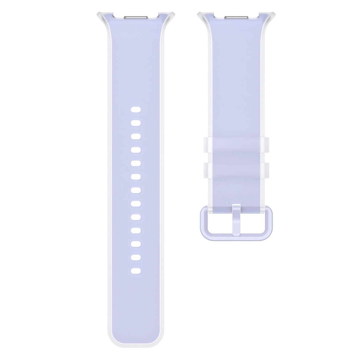 Bracelet silicone jelly Samsung Galaxy Watch 8 Classic (lilas)