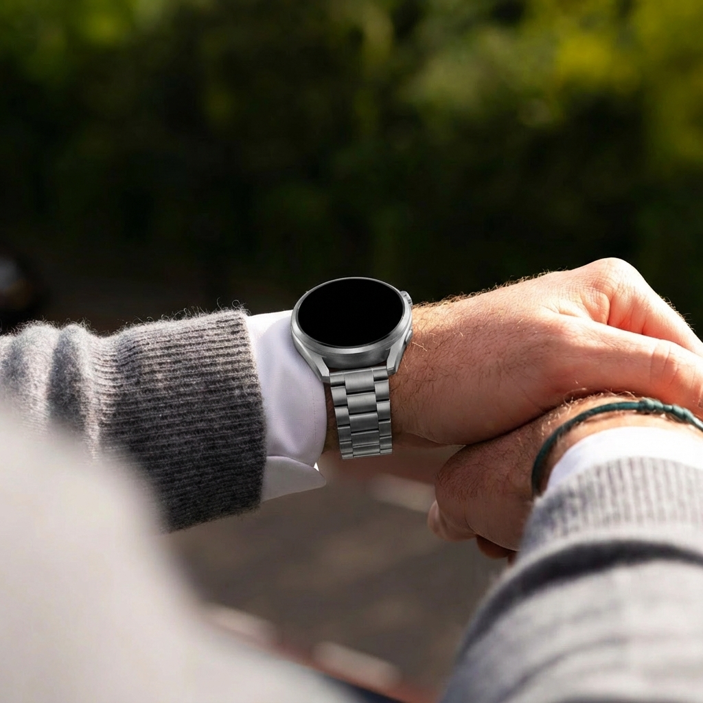 Huawei Watch GT 'One Push' Titanium Strap (Graphite)