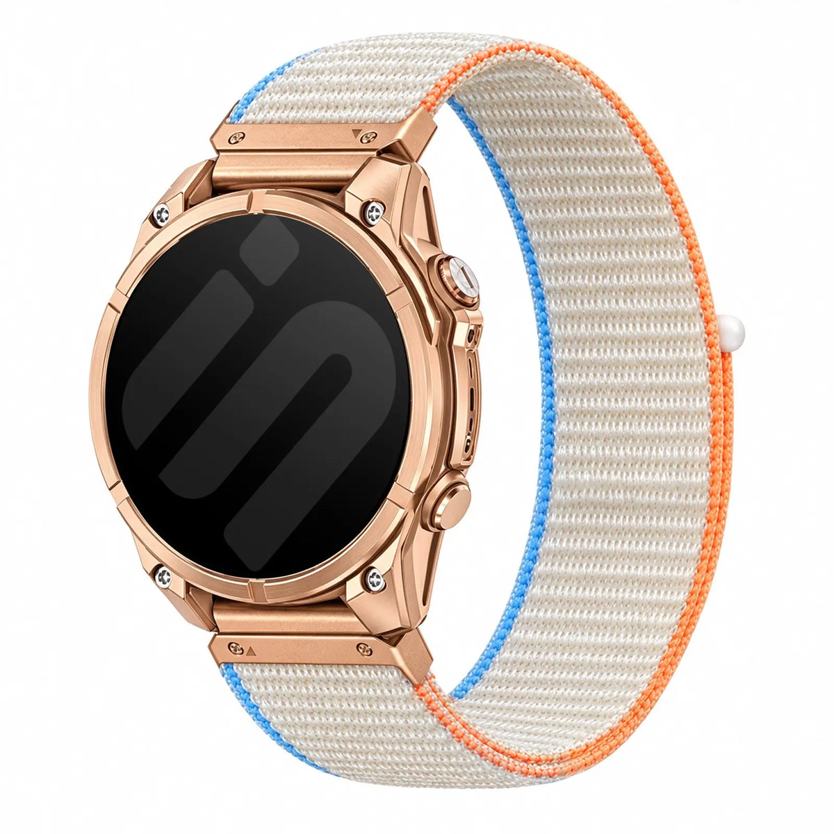 Bracelet nylon premium Garmin Fenix 5s/6s (blanc crème)