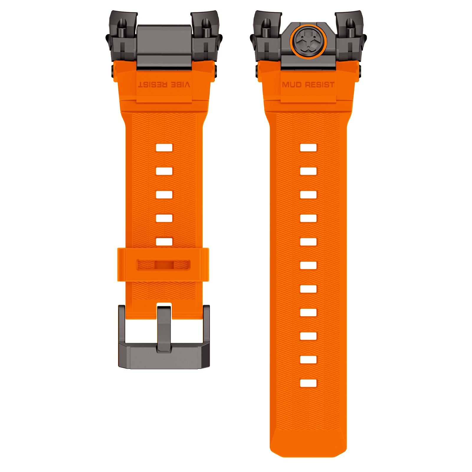 Bracelet silicone 'Cuatro garras' Apple Watch (orange)