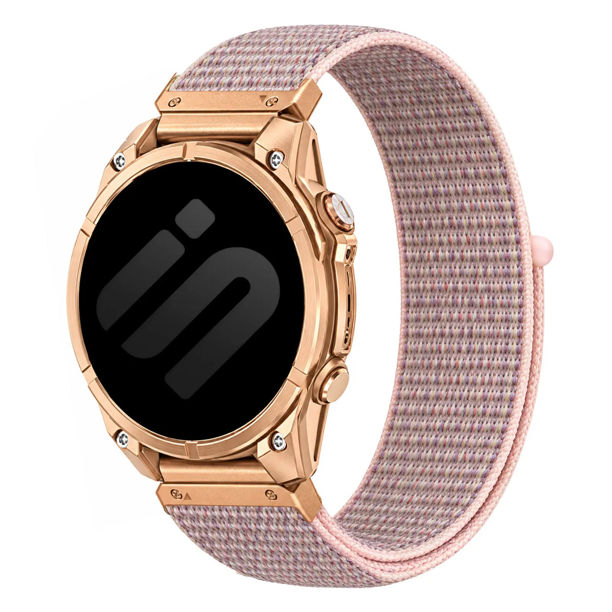Bracelet nylon premium Garmin D2 Delta S (rose sable)