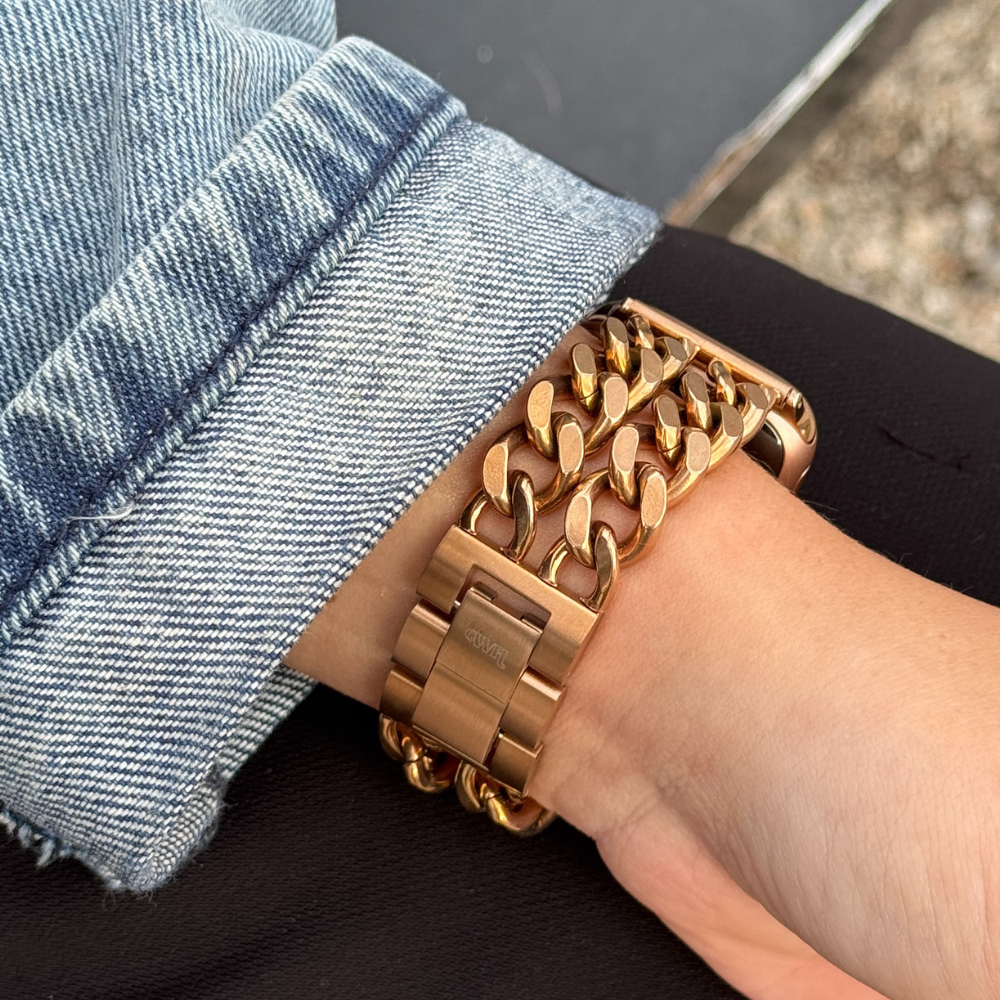 xoxo Wildhearts Apple Watch Steel Strap - Chain strap (Rose Gold) - 38/40/41/42mm