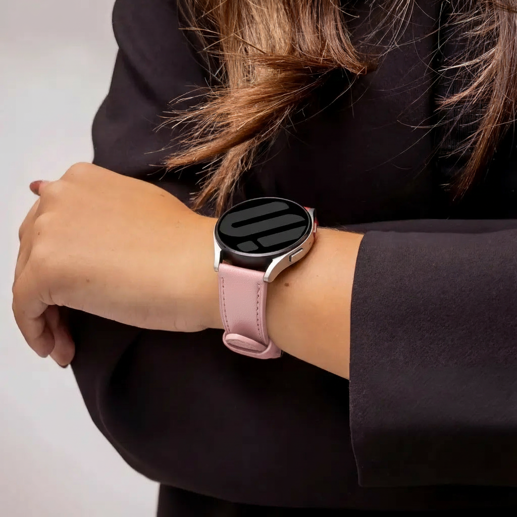 Samsung Galaxy Watch 5 Pro Leather Strap (Pink)