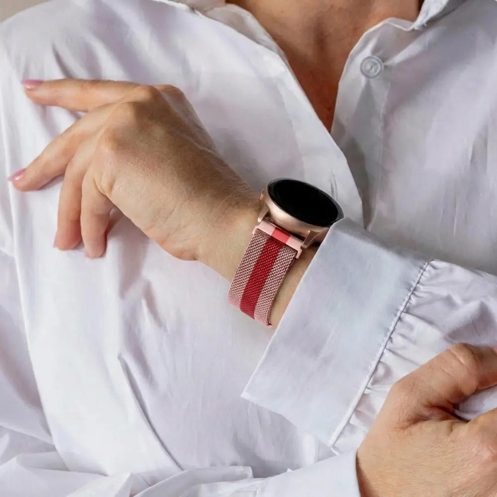 Samsung Galaxy Watch 42mm Milanese Strap (Red/Pink)