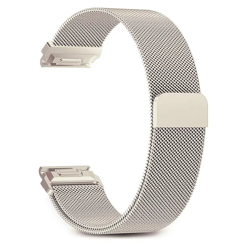 Bracelet milanais premium Garmin Fenix 9 - 47mm (lumière stellaire)